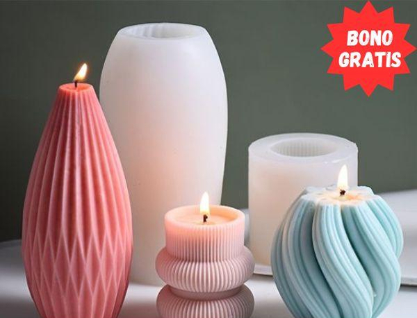 Envases artesanales en yeso y cemento