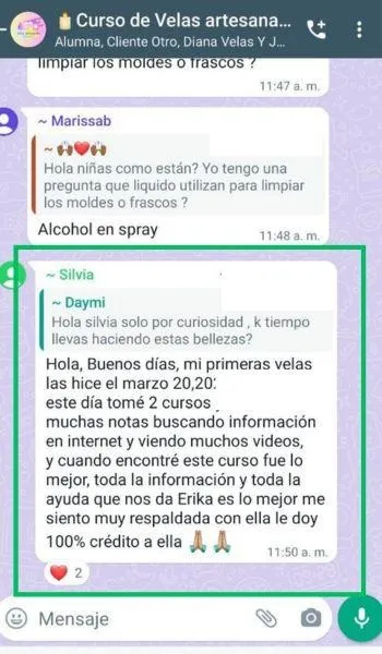 Trabajo de alumna
