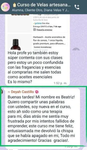 Trabajo de alumna