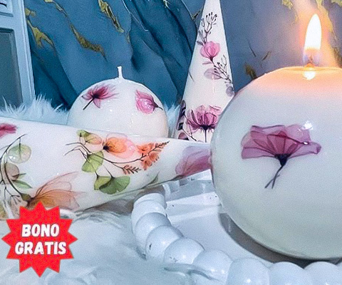 Velas estilo porcelana